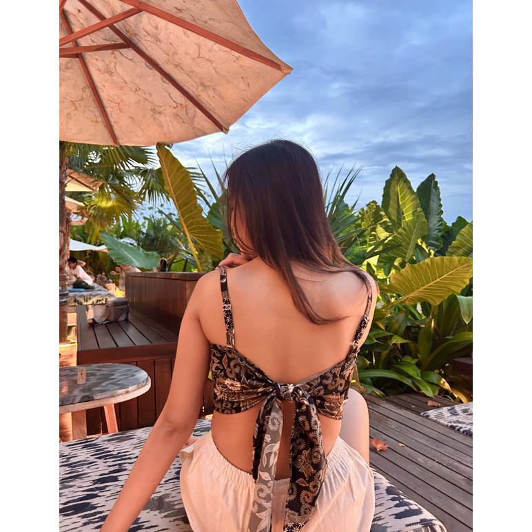 Discount Tanktop Satin / Bandana Top Motif