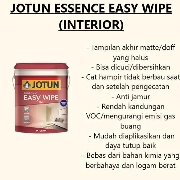 Wrnawrni- Cat Tembok Easy Wipe Jotun Warna Putih (3,5 Liter)