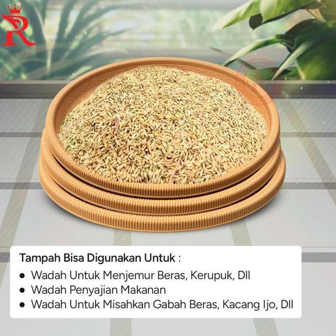 New- Nampan Bulat Plastik Premium 50Cm Nyiru Tampah Besar