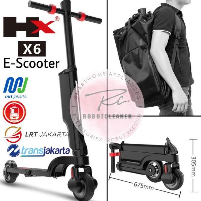 NEW ELECTRIC X6 SCOOTER BACKPACK RINGKAS HX KOMUTER SKUTER BEST
