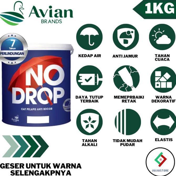 Wrnawrni- No Drop 1Kg Abu Abu Nodrop 1Kg Abu Abu Cat Pelapis Anti Bocor No Drop
