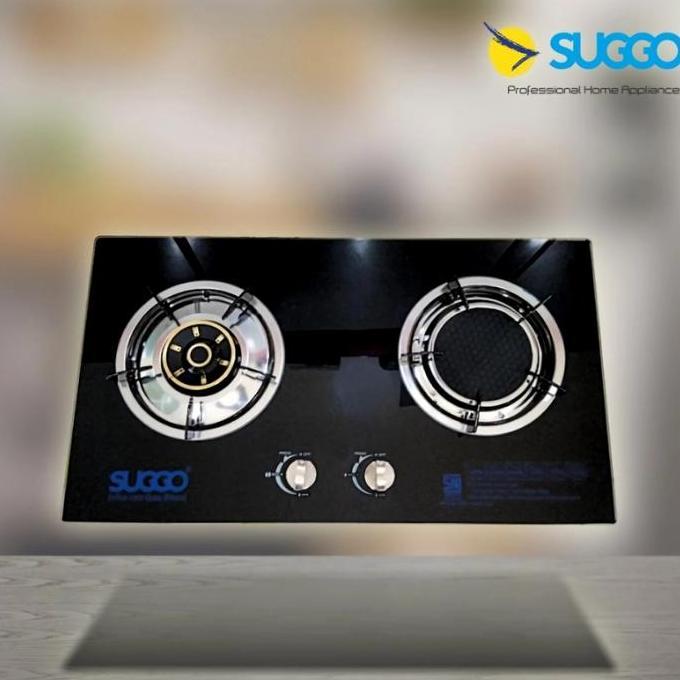 Kualitass- Kompor Gas Tanam / Duduk Suggo 2 Tungku Api Infrared Sg-207