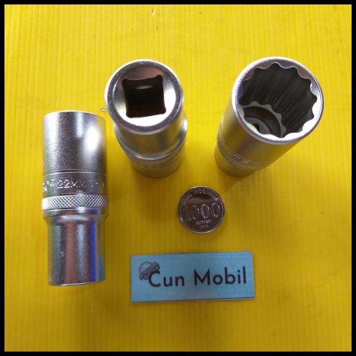 BEST DEAL KUNCI SOK PANJANG DEEP SOK 22 MM 12PT 1/2" MERK TEKIRO