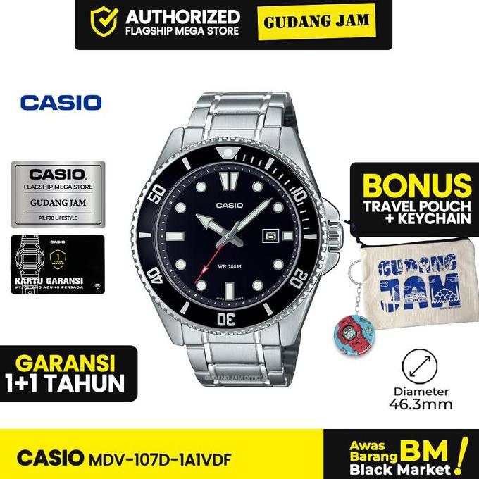 Casio General MDV-107D-1A1VDF MDV-107D MDV-107 MDV107D MDV107