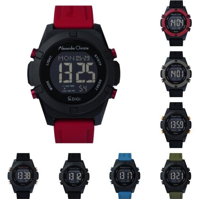 JAM TANGAN PRIA ALEXANDRE CHRISTIE AC 9371 / AC9371 RUBBER ORINAL