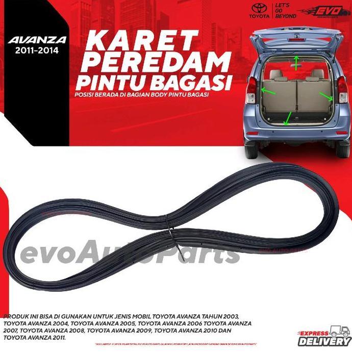 Lgsngkirim- Karet Pintu Bagasi Avanza Xenia 2003-2011 / 2011-2014 / 2015-2019 / 2019-2021  ( Oem ) K