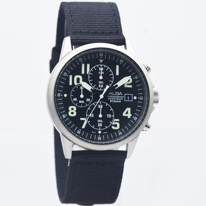 ALBA AM3853X1 - Jam Tangan Pria Kanvas Orinal