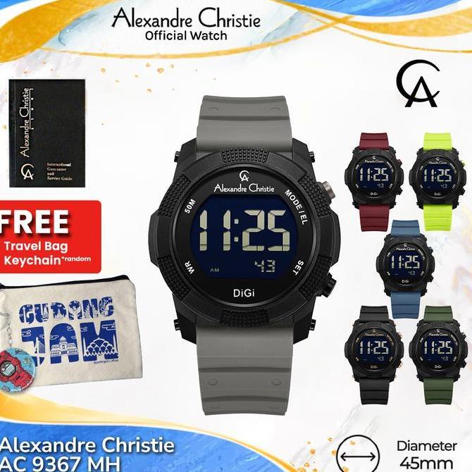 Alexandre Christie Pria AC 9367 MH AC9367MH Rubber Strap