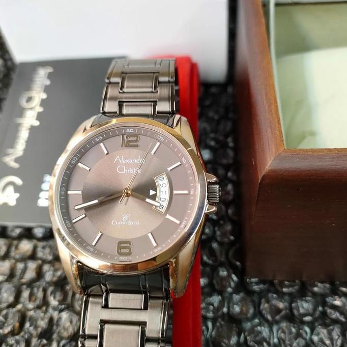 Jam Tangan Pria Alexandre Christie Ac 8289 MD All Steel
