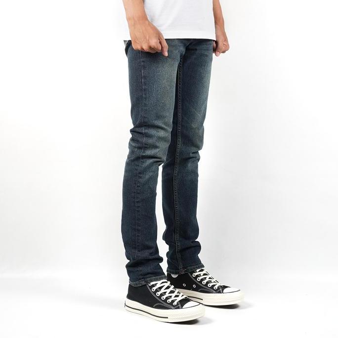Eastwood Denim Pants Dark Blue Whisker