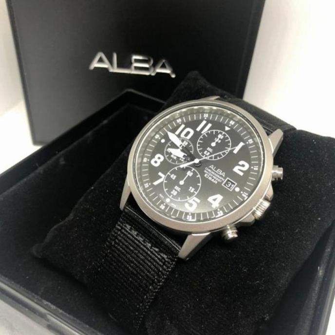 Jam Tangan Alba Pria AM3853 AM3853X1 Orinal Bergaransi Resmi 1 Tahun