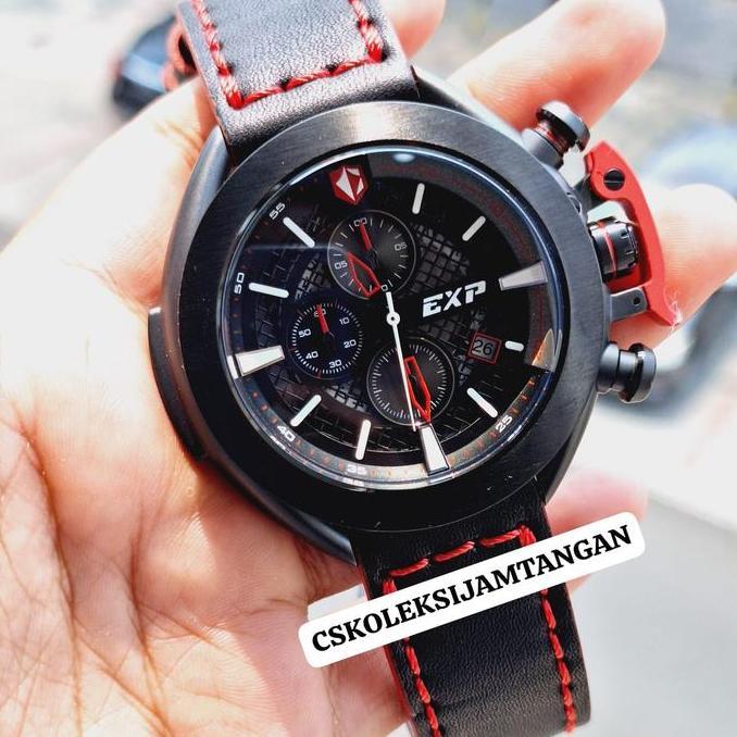 JAM TANGAN PRIA EXPEDITION E 3001 E3001 EXP 3001 BLACK RED ORINAL