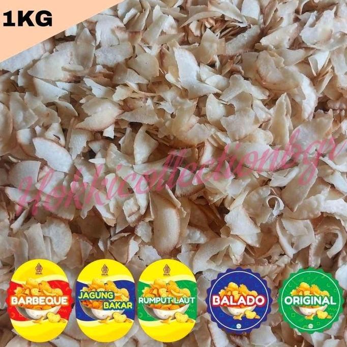 Patahan keripik 1Kg, Enak Gurih dan Renyah Barbeque