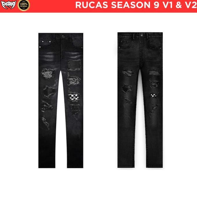 [Free Paperbag] RUCAS SEASON 9 LONG ORIGINAL 100% - Grand Combination Black Jeans S9 Panjang