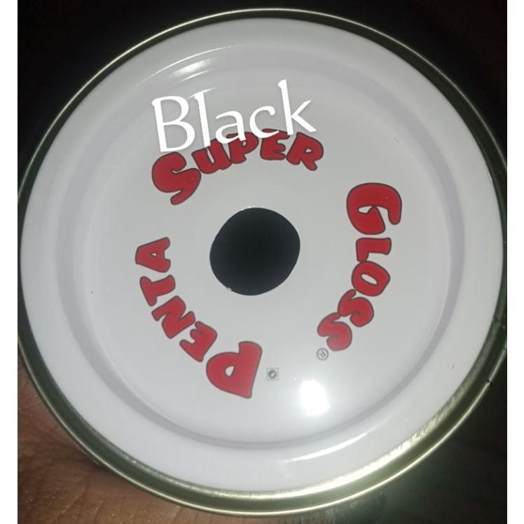 Cat Penta Black Hitam / Penta Super Gloss Hitam Kilap / Cat Motor / Cat Mobil Isi 200G Original