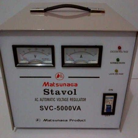 TERMURAH - stabilizer matsunaga 5000 watt/matsunaga stavol 5000 VA