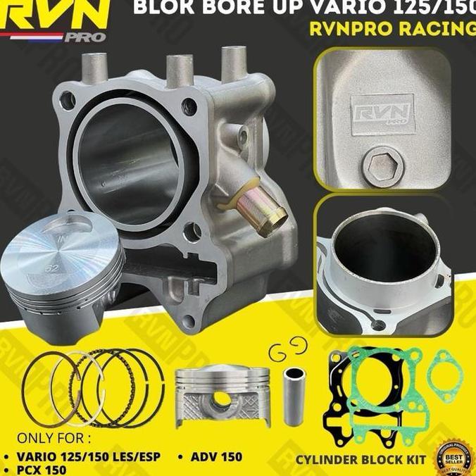 BLOK SEHER BORING PAKET BOREUP BORE UP VARIO 150 125 ESP LED PCX 150 NEW ADV 150 VARIO 125 LED TECHN