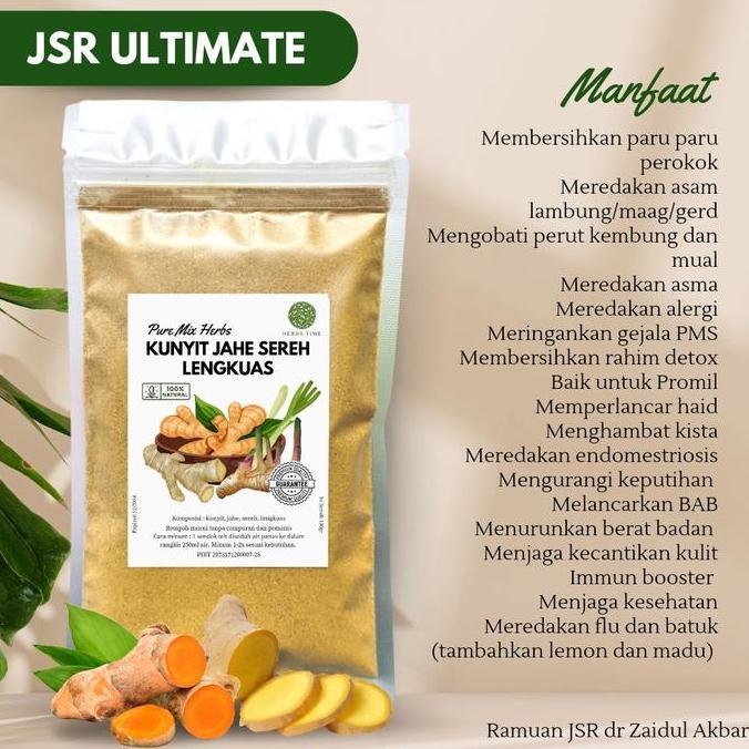 JSR Kunyit Jahe Sereh Lengkuas