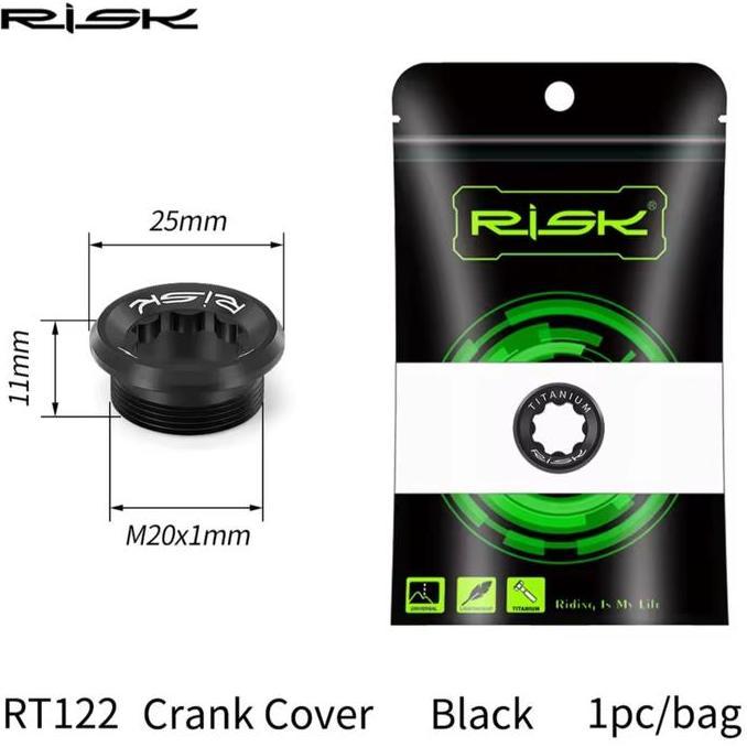 Risk Titanium Baut M20 Arm Crank Shimano Deore Slx Xt Xtr Ultegra Baut Crank Sepeda Rt122