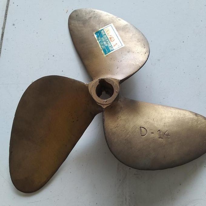 kipas kapal 3 daun no14 kuningan murah