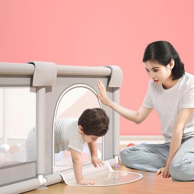 GUGUBABY C08 Anak-Anak Bayi Boks Pagar Kolam Renang Taman Bermain Bermain Bola Bayi Mandi Pagar Peng