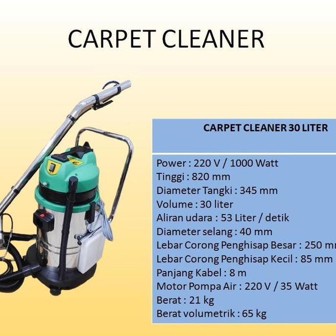 Ready Carpet Cleaner / Vacuum Extractor Mesin Pembersih Karpet murah