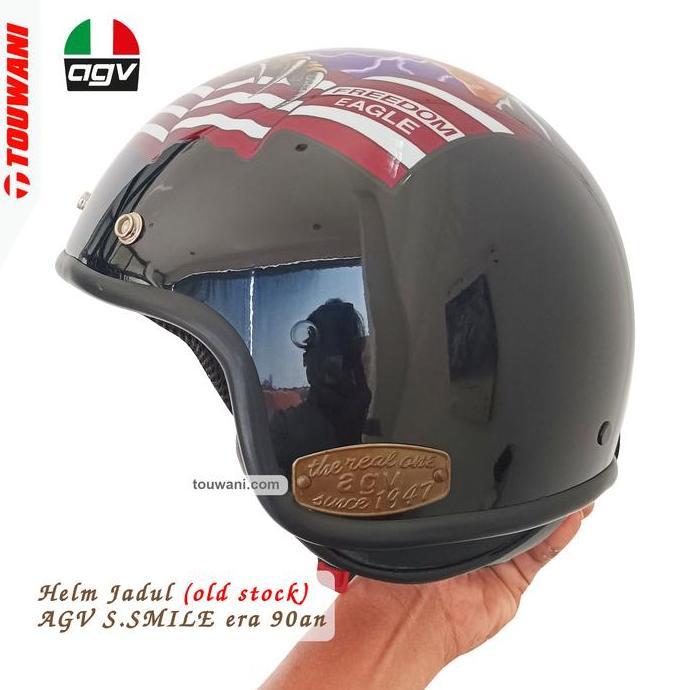 * HELM AGV SMILE OPEN HALF FACE RETRO CLASSIC JADUL ''