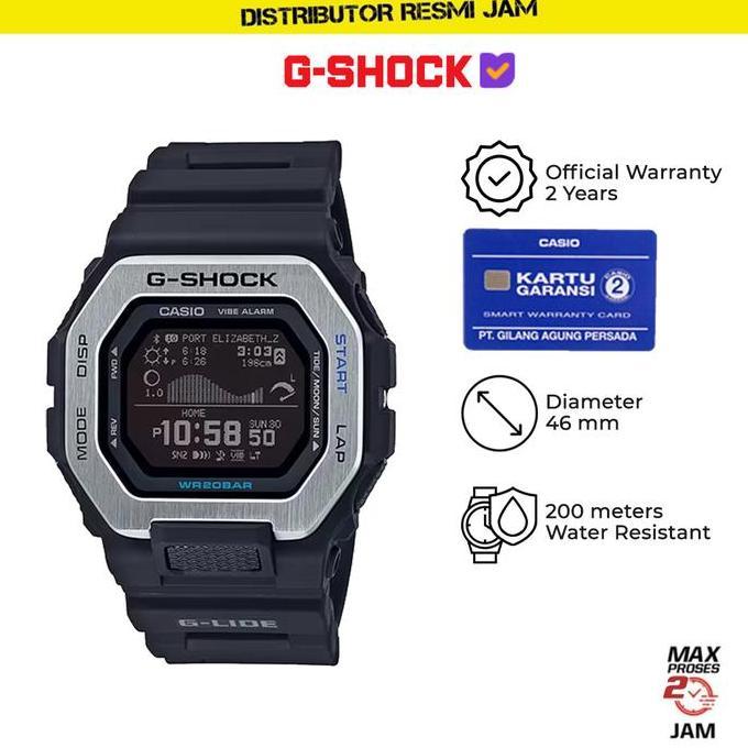 G-Shock GBX-100-1DR GBX-100-1D GBX-100 Black Silver