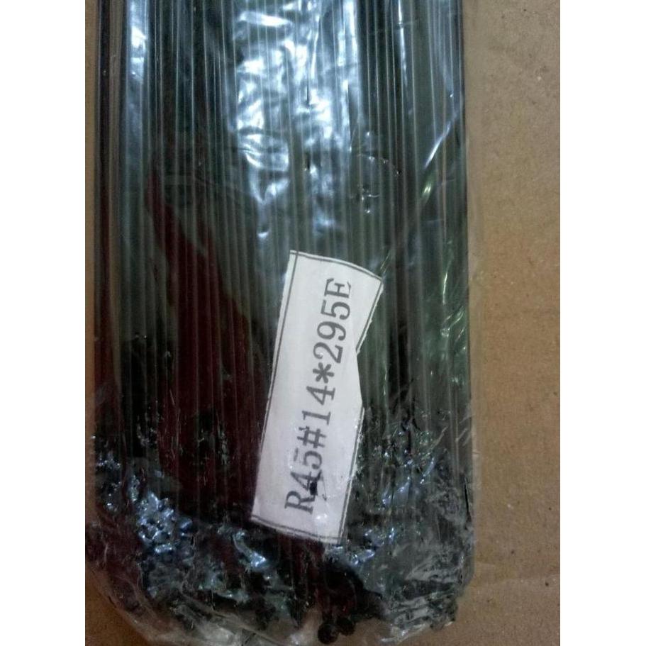 Murah Jari Jari Hitam Roadbike Fixie Jengki Hybrid 700 Ruji Spoke 700 Sepeda Non COD