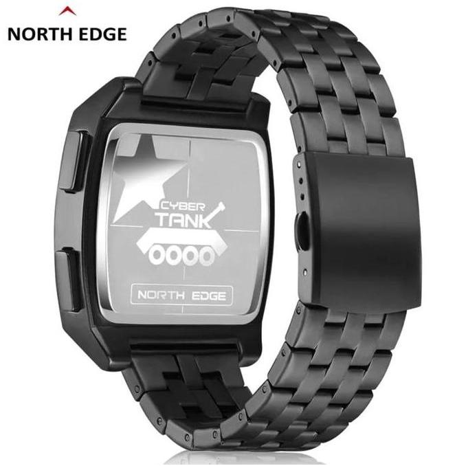 NORTH EDGE CYBER TANK Jam Tangan Pria Sport Watch Water Resist 50 M