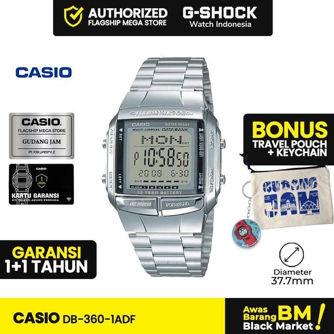 Casio General DB-360-1ADF | Jam Tangan Pria Cowok | Dital | Anti Air | Orinal | Casio Watches | DB-3