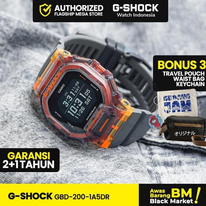 G-Shock GShock GBD-200SM-1A5DR GBD-200SM GBD-200 GBD200SM GBD 200SM Jam Kaca Watches Ungu Quartz