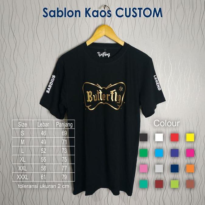 Kaos Butterfly Sardius Lokal Tenis Meja Pingpong