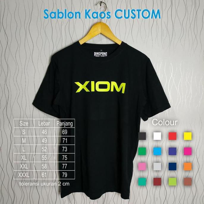 Kaos XIOM Lokal Pingpong Tenis Meja