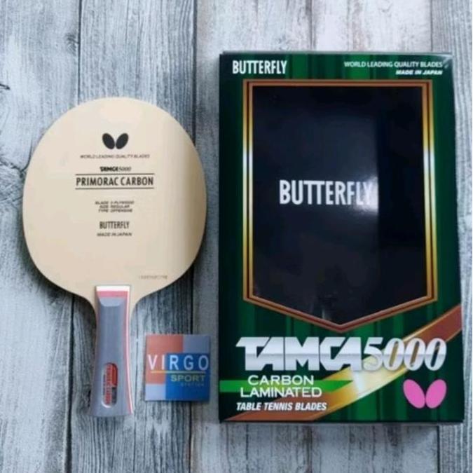 Butterfly PRIMORAC carbon tamca 5000 kayu bet pingpong 100%