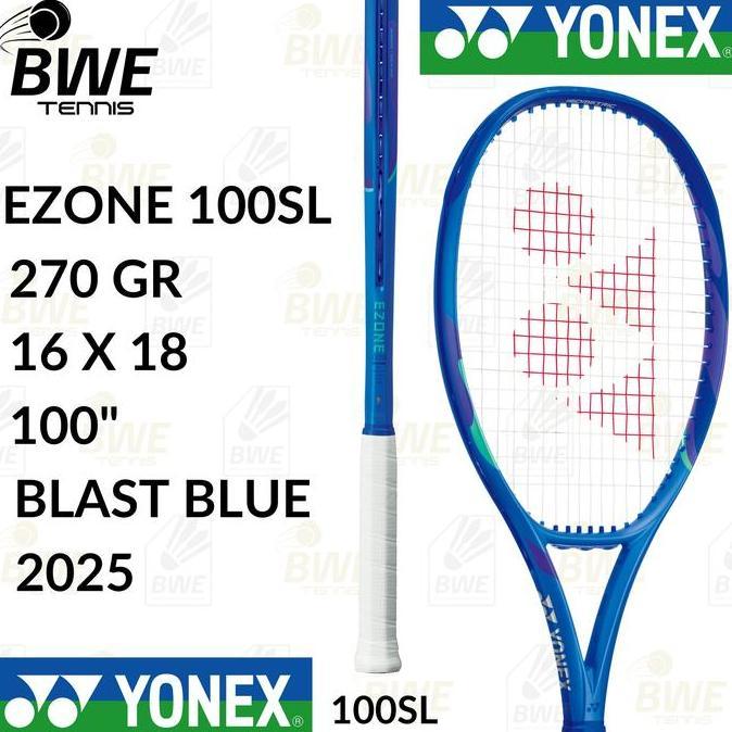 RAKET TENNIS YONEX EZONE 100SL BLAST BLUE 08EZONE 270GR - RAKET TENIS LAPANGAN 100%