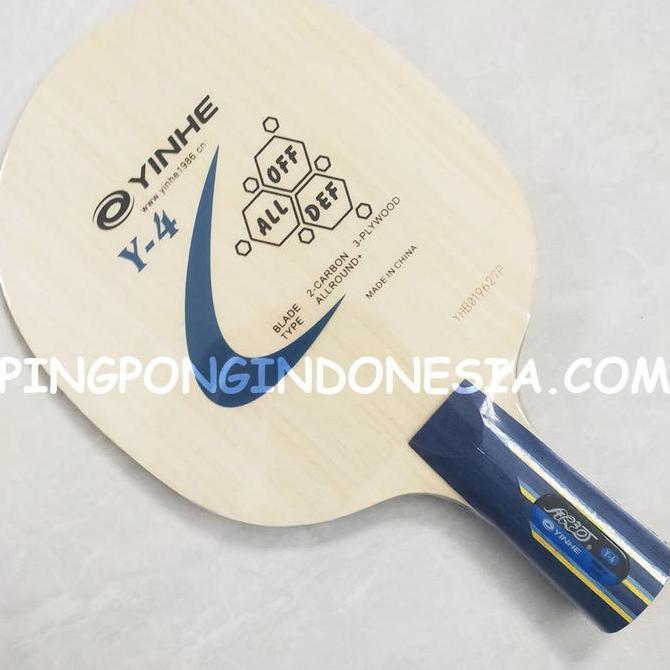 Yinhe Y4 - Penhold - Blade Kayu Allround+ Pingpong Tenis Meja Bet Y-4