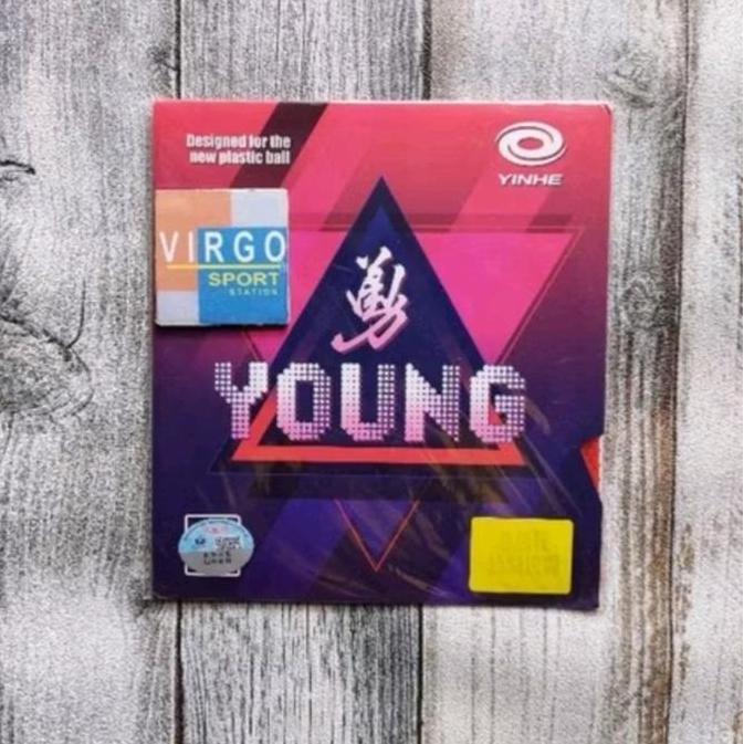 Yinhe Young LP Superblock OX bintik proses pabrik German ITTF karet bet pingpong tenis meja 100%