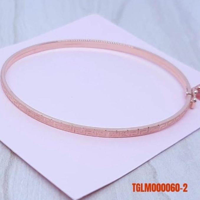 Gelang Emas Rosegold 750 bangle kaku UBS