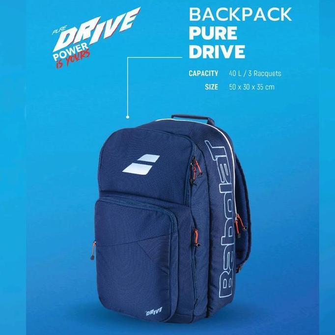Tas Ransel BABOLAT PURE DRIVE / Babolat Pure Drive Backpack / Back pack Tenis Babolat Pure drive Bag