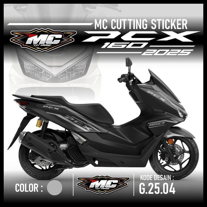 DISKON (PREMIUM) CUTTING STICKER STRIPING PCX 160 NEW 2025 - AKSESORIS MOTOR STIKER HONDA PCX 160 20