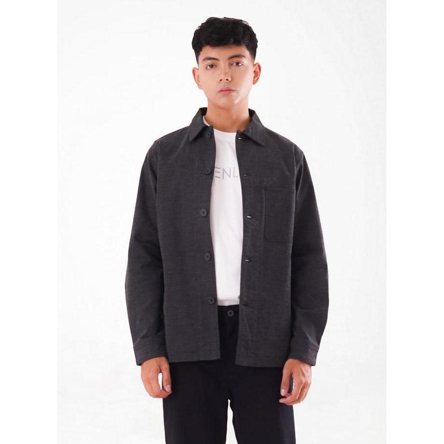 Greenlht Jaket Pria Overshirt Otis C010124 Tangan Panjang