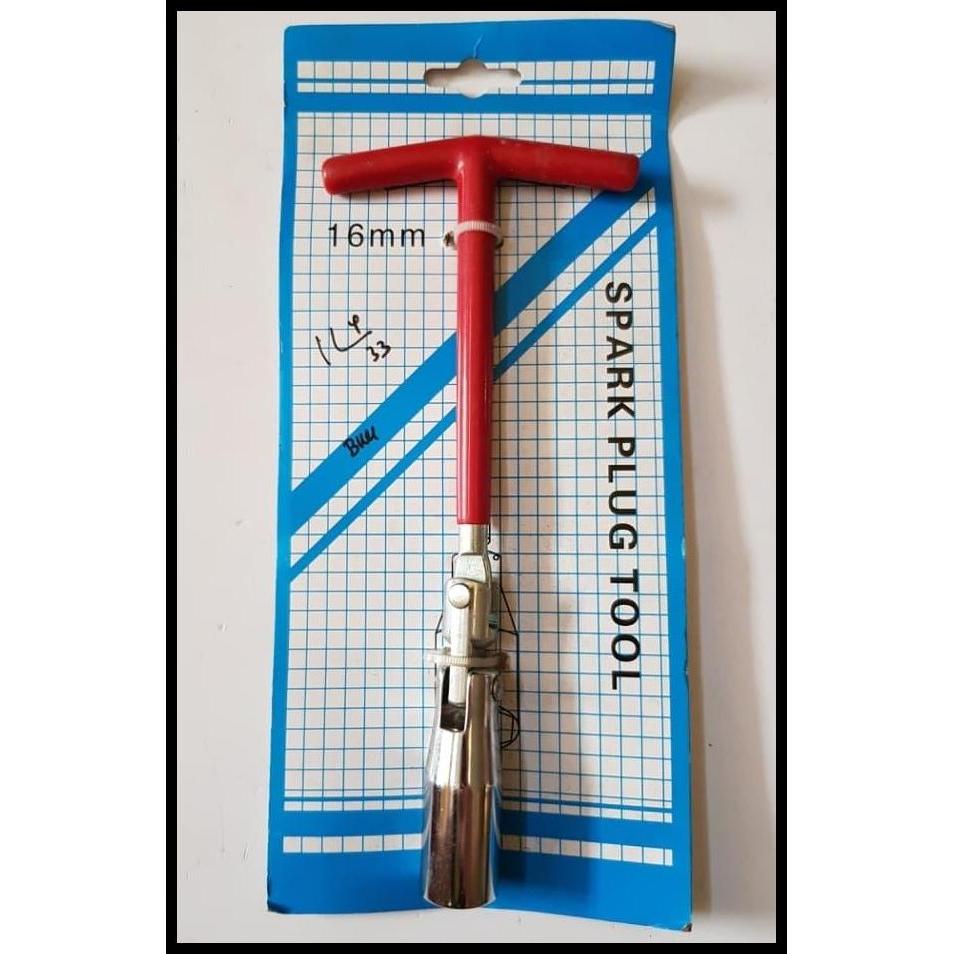 TERMURAH KUNCI BUSI FLEXIBLE / KUNCI BUSI T / KUNCI BUSI FLEKSIBEL SIZE 16 MM 