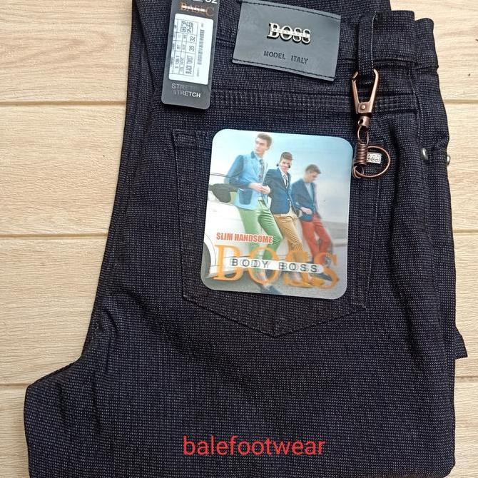 Celana jean boss orinal Jean panjang boss