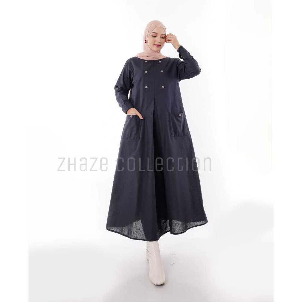 GAMIS MIDI POLOS SHILA ORIGINAL LINEN