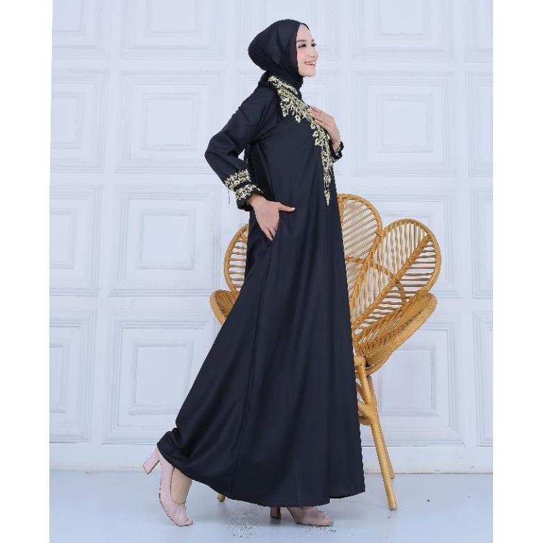 Gamis Bordir Ori Razzaq Madina Talita Katun Toyobo Mix Bordir