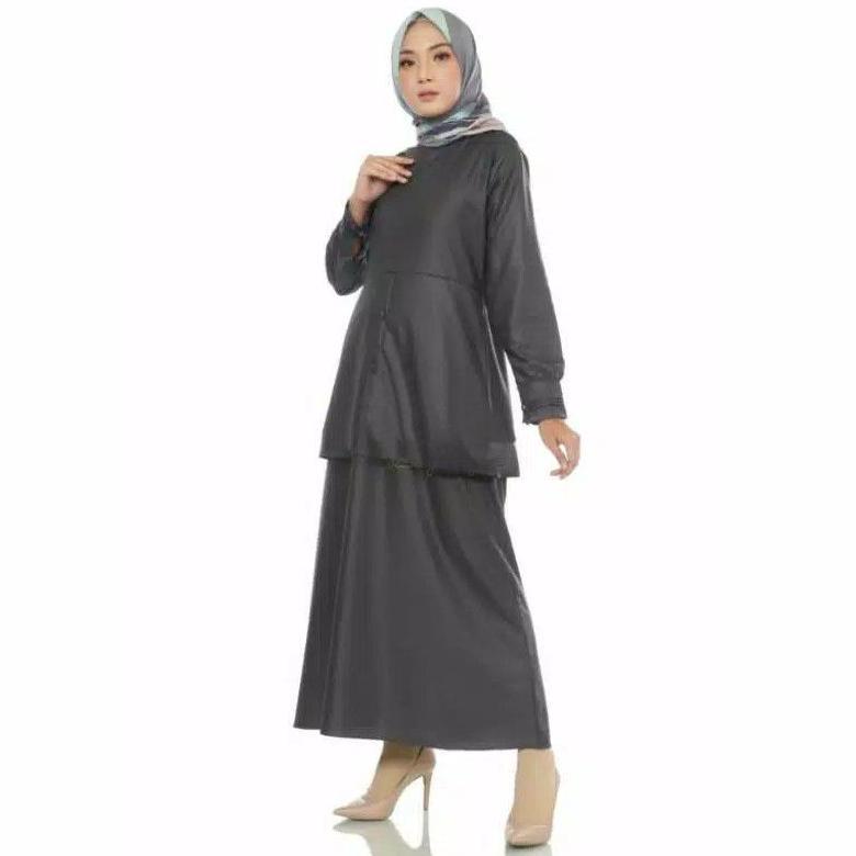 Gamis Hitam Putih Seragam Dinas PNS Katun Toyobo Podu