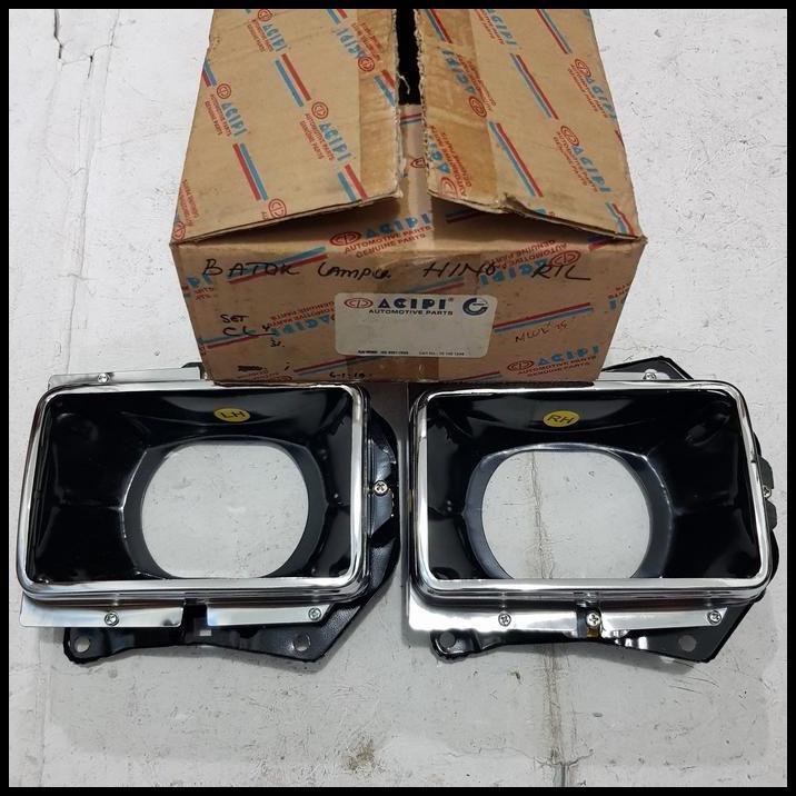 HOT DEAL COVER DUDUKAN HEAD LAMP CASE RING LAMPU KECIL SET HINO RANGER / UMUM 