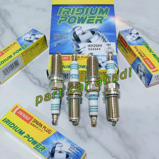 Busi Iridium Power/Spark Plug 1Set 4Pc Asli Denso Mobil Fortuner Innova Hilux Mesin Bensin