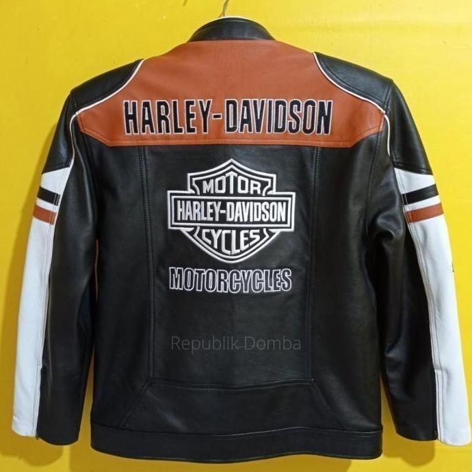 Jaket Kulit Asli - Jaket Kulit Motor Jaket Kulit Harley PBH 06